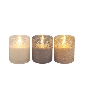 LED Lustre Candle 8.5x10cm...