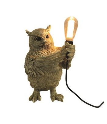 Owl Lamp 24.5x37.5cm