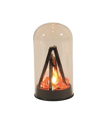 Flame Effect LED Dome 15cm