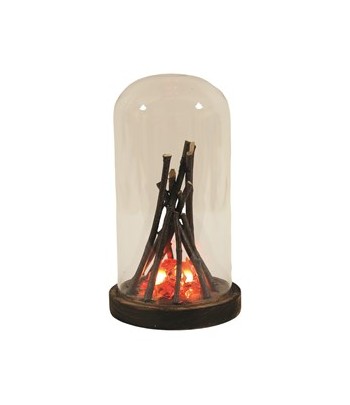 Flame Effect LED Dome 25cm