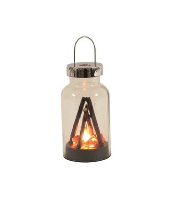 Flame Effect LED Lantern 20cm