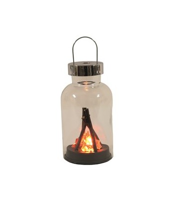 Flame Effect LED Lantern 24cm