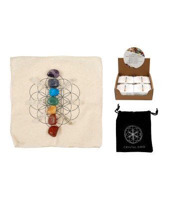 Chakra Crystal Grid Set