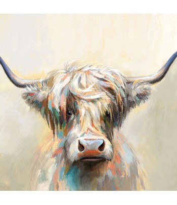 Canvas Oil Highland Cow 80x100