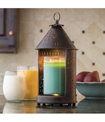 Tin Punched Candle Warmer...