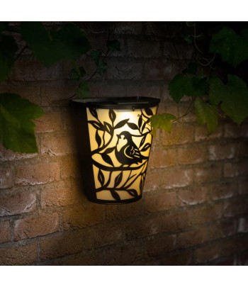 Solar Wall Pot - Robin