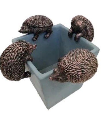 Hedgehog Pot Hangers Bronze...