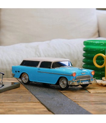 Retro Chevy Car Speaker - Blue