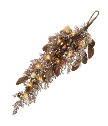 Led Pinecone & Berry Bouquet