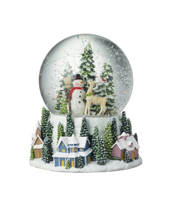 Townscape Musical Snow Globe