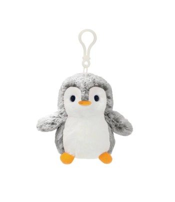 PomPom Backpack Clip Grey