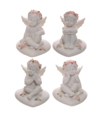 Cherubs With Pink Roses...