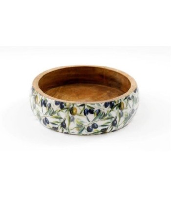 Olive Enamel Mango Wood...