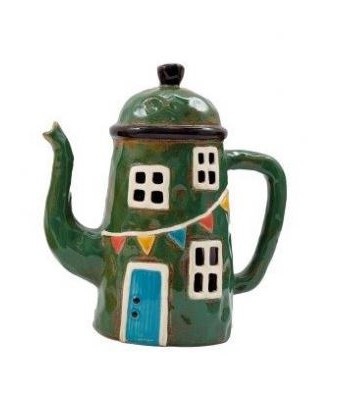 Teapot House Candle Holder...