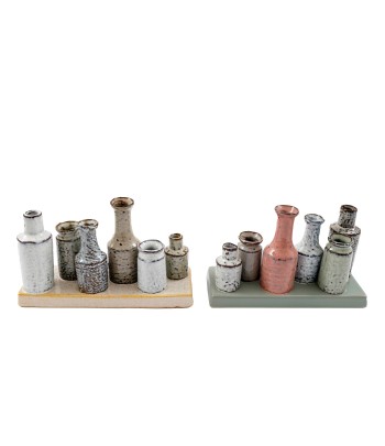 6 Mini House Bud Vases (2...