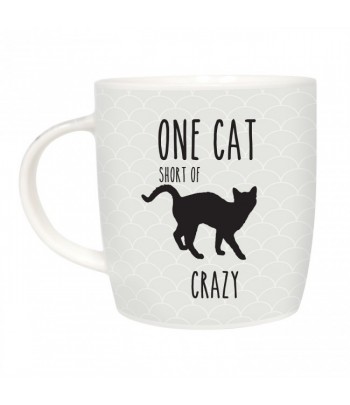 "One Cat Short Of Crazy"...