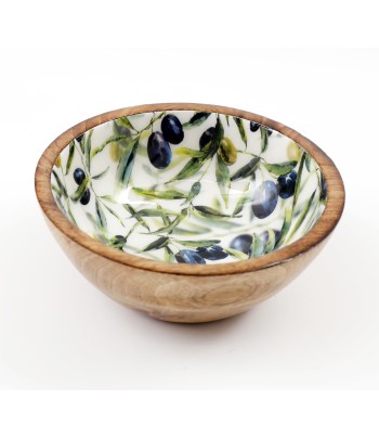 Olive Enamel Mango Wood...
