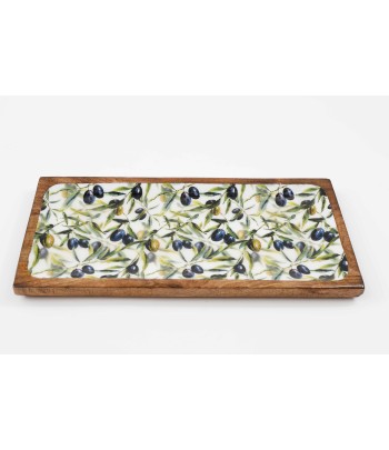 Olive Print Enamel Mango...