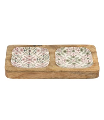 Green & Pink Enamel Tray...