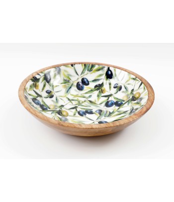 Olive Enamel Mango Wood...