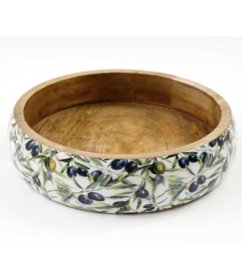Olive Enamel Mango Wood...