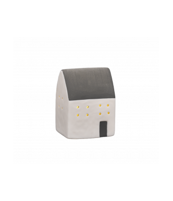 House - White With Grey Roof