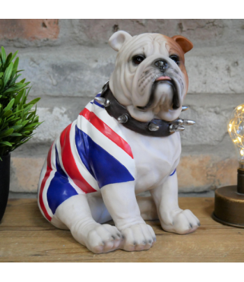 British Bulldog Sitting