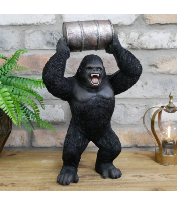 Gorilla With Oil Drum