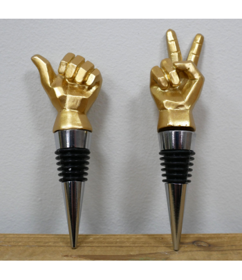 Set Of Two Bottle Toppers