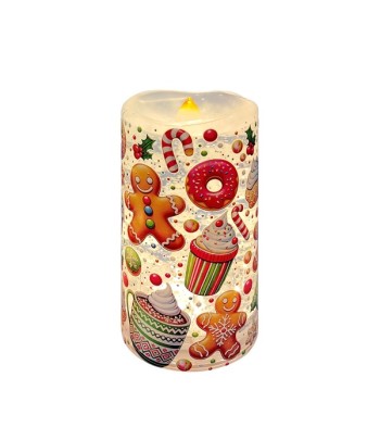 LED Gingerbread Candle...