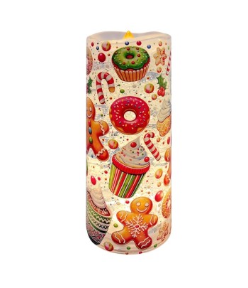 LED Gingerbread Candle...