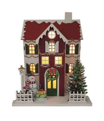 LED Christmas House Red...