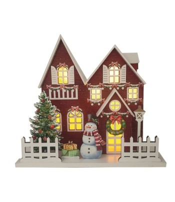 LED Christmas House Red...