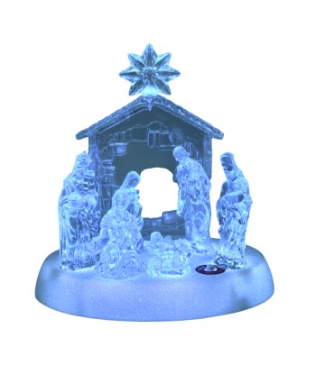 LED Nativity Scene 18x19cm