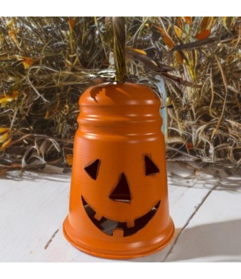 Large Orange Pumpkin Bell