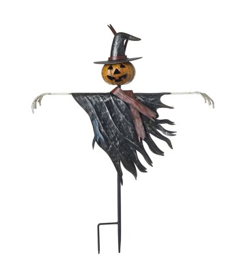 Pumpkin Scarecrow Stake