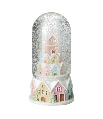 Large Pastel House Snowglobe