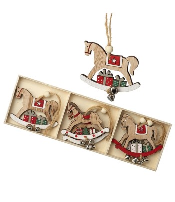Boxed Wooden Rocking Horse...