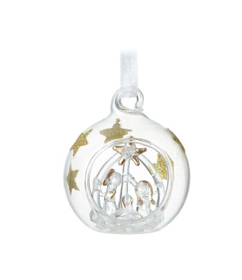 Glass Bauble With Nativity...