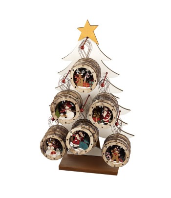 Wooden Round Cut Out Tree...
