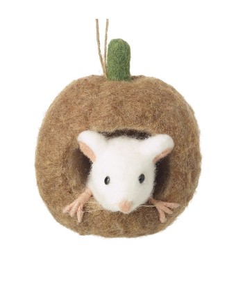 Felt Mouse In Mouse House