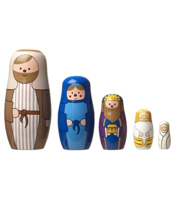 Wooden Nesting Nativity Set