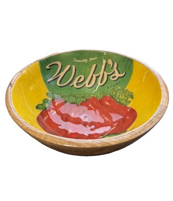 Tomatoe Enamel Mango Wood...