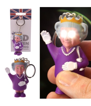 Queen LED Keyring with...