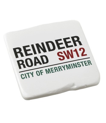 White Resin Reindeer Road...