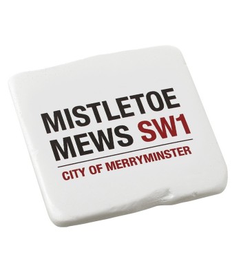 White Resin Mistletoe Mews...
