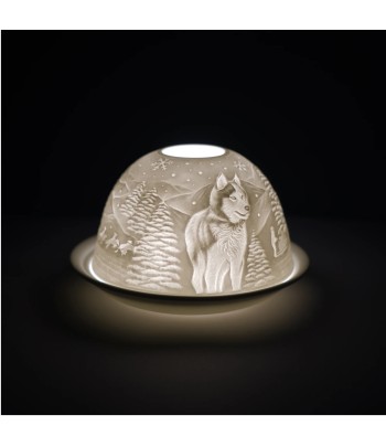 Tealight Dome - Snow Dog