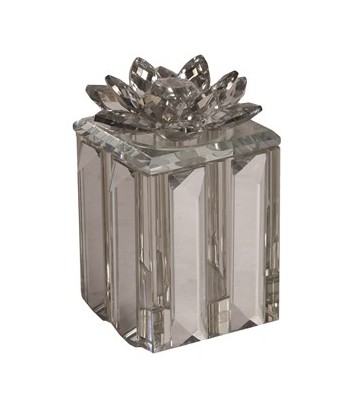 Crystal Trinket Box Silver...