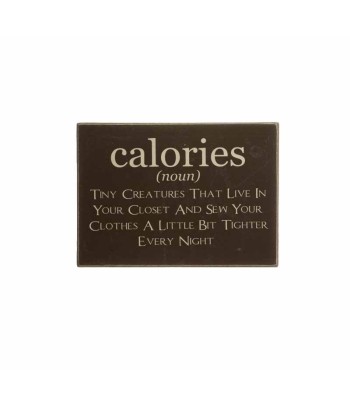 Wooden Block Sign ... Calories