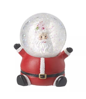 Sitting Santa Head Snowglobe